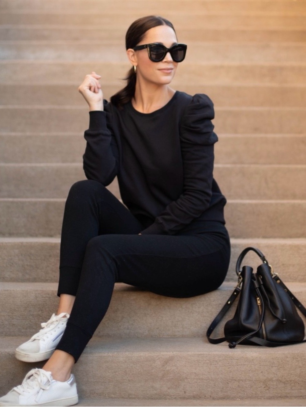 Rebecca Minkoff Janine Puff Sleeve Sweatshirt